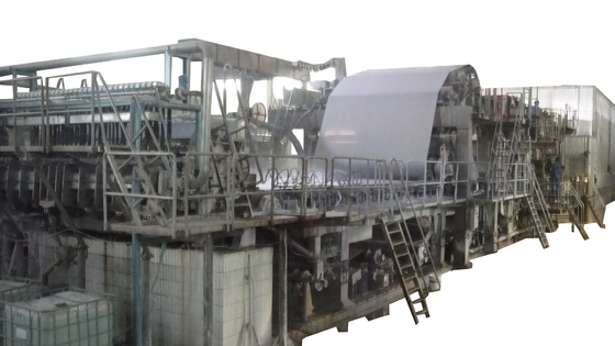 Machine de fabrication de papier du cylindre A4 40g/m2 de paille de blé