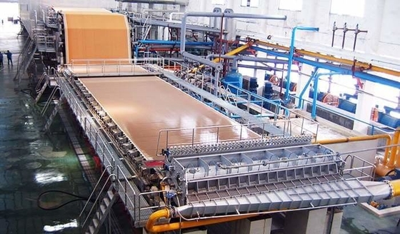Carton 30TPD duplex faisant à machine 2400mm la chaîne de production de petit pain enorme