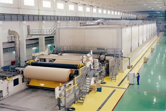 Chaîne de production ondulée de carton de machine de fabrication de papier de 3200 millimètres