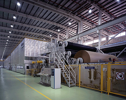 la grande vitesse de machine de fabrication de papier de carton ondulé de 2200mm a réutilisé 60m/minute