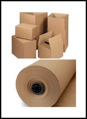 Chaîne de production de carton ondulé de Fourdrinier tuyautant le petit pain enorme de machine de papier d'emballage