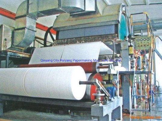 papier de rebut de machine de la fabrication A4 de papier de 1092mm-4200mm réutilisant 50-100T
