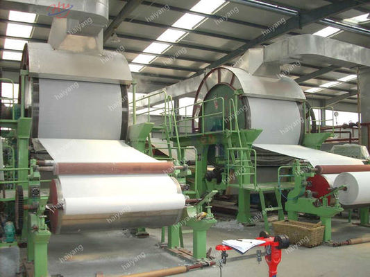 Haiyang 56KW 1092mm papier hygiénique de 2 T/D faisant la machine
