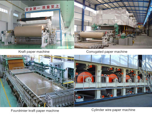 Machines de fabrication sectionnelles de papier de 120gsm 1600mm emballage