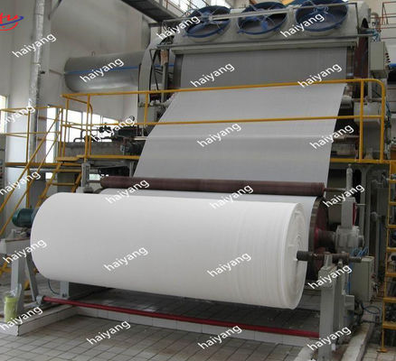 Chaîne de production de papier d'usine papier de soie de papier hygiénique faisant la machine