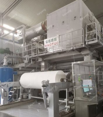 ligne de /production de machine de fabrication de papier de /Tissue de la toilette 15T/D de 2800mm de papier de rebut et de pâte de bois