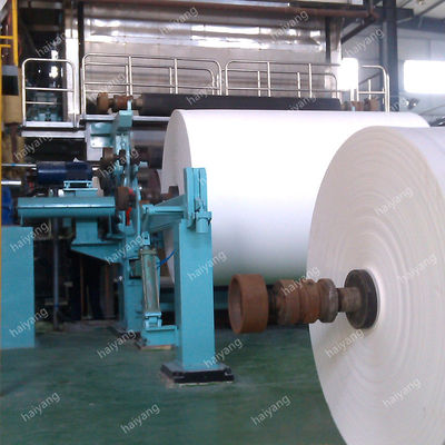 petit pain de réutilisation de papier de soie de papier hygiénique de petit pain enorme de la pulpe 6T/D de 1575mm et de papier de rebut faisant la machine