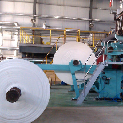 Chaîne de production de papier d'usine papier de soie de papier hygiénique faisant la machine