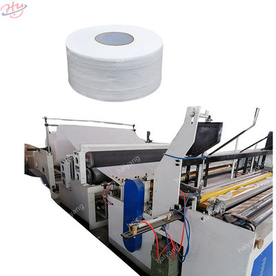 Papier de soie de papier hygiénique automatique de petit pain enorme de rebobinage faisant le prix de machine