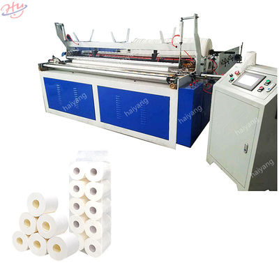 Papier de soie de papier hygiénique automatique de petit pain enorme de rebobinage faisant le prix de machine
