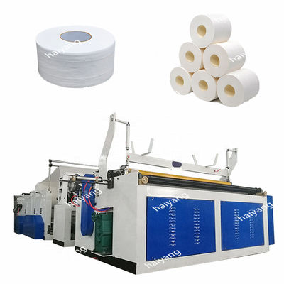 Petit pain thermique automatisé de papier de soie de papier hygiénique de largeur de 3000mm fendant la machine de rebobinage
