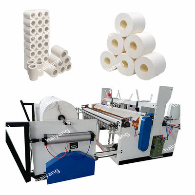 Machine de fabrication de papier hygiénique de cuisine de rebobinage de papier automatique de serviette