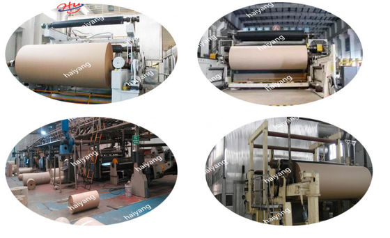 machine 600m/Min Wood Pulp d'usine de moulin de papier de 5200mm emballage