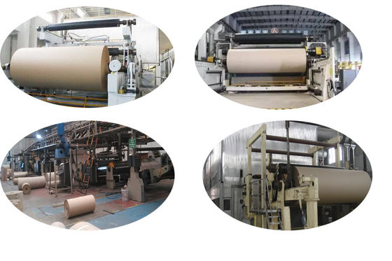 Ligne de fabrication de rebut réutilisation ridée par 5200mm de production à la machine de papier d'emballage