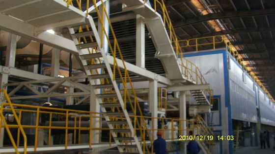 Chaîne de production de pulpe de papier de machine de fabrication de papier de 60TPD Papier d'emballage Testliner