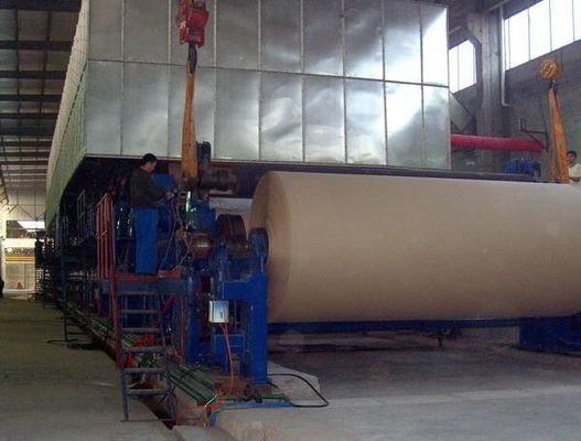 Machine ondulée de papier d'emballage pour la grande vitesse 3200mm de moulin