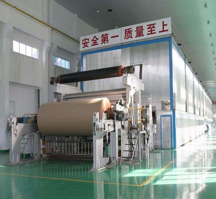 Machine ondulée de papier d'emballage pour la grande vitesse 3200mm de moulin