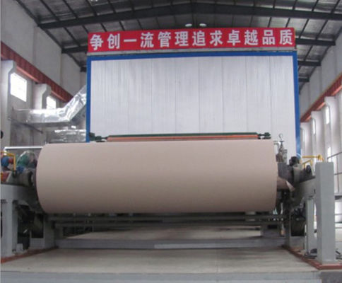 réutilisation de papier de rebut de moulin de machine de fabrication de papier de petit pain enorme de 1575mm Papier d'emballage