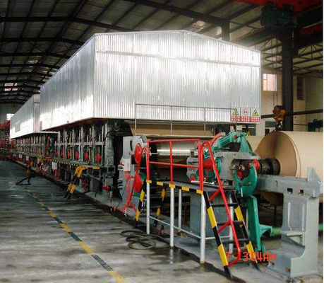 100 m/min Machines de fabrication de papier Kraft 3400 mm 50 T/D Pour le flottage