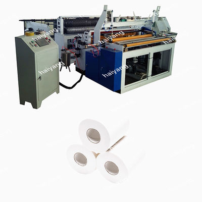 Ventes d'usine rebobinant la machine de papier de rebobinage de découpeuse/machine gravante en refief à grande vitesse de Rewinder de papier de soie de papier hygiénique