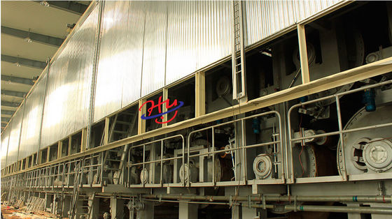 2400mm ont ridé la machine de fabrication de papier pour la chaîne de production de moulin de boîte de carton