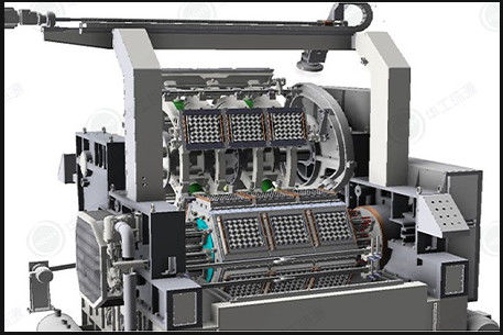 Oeuf réutilisé Tray Machine Price In Pakistan de machine d'emballage d'oeufs de pulpe de papier de prix usine petit