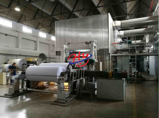 machine de la fabrication A4 de papier de 2600mm écrivant 400m/Min Wood Pulp