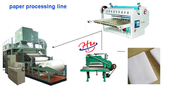 Machine de fabrication de papier d'imprimerie de la machine de papier 2400mm 40TPD A4 de bureau de rendement élevé