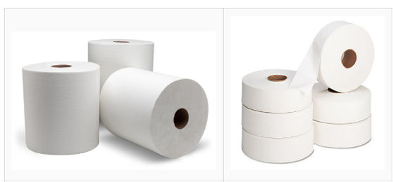Machine automatique de remontage de papier papier toilette en relief et perforé