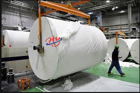 200 m/min Ligne de production de rouleaux de papier/machine de fabrication de papier toilette à partir de pâte de bois