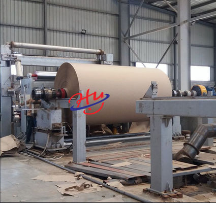Chaîne de production de tuyautage à grande vitesse de Fourdrinier de machine de papier d'emballage 1800mm