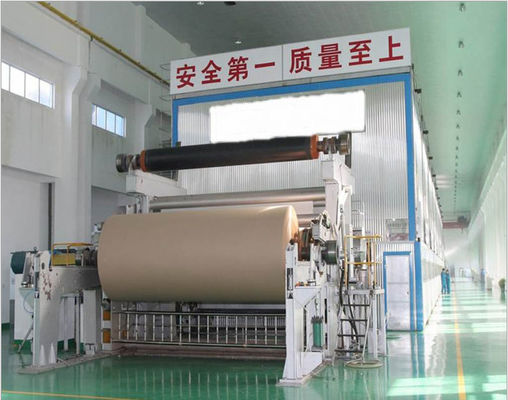 le revêtement d'essai de machine de papier d'emballage de courant alternatif de 2800mm a ridé des machines de fabrication de papier
