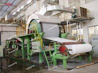 Papier de soie de papier hygiénique d'éléphant de la petite entreprise 1092mm faisant la machine