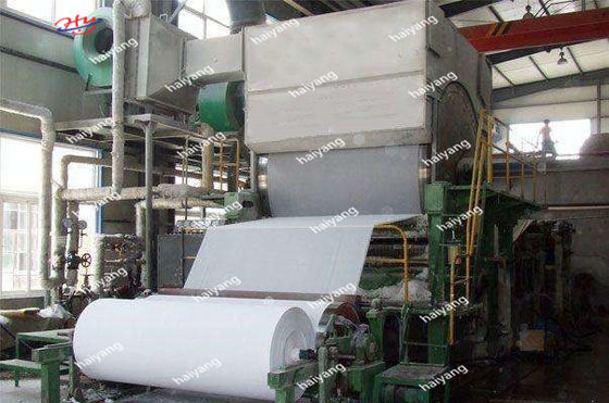 papier de soie de papier hygiénique 15tpd de 2800mm faisant la machine pour la chaîne de production enorme de petit pain de tissu
