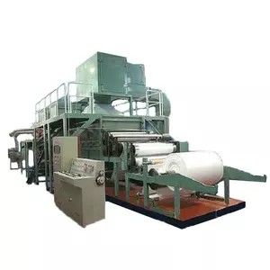 Machine de réutilisation de papier de fabrication de papier de revêtement de Papier d'emballage de carton de déchets de rendement élevé