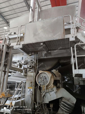 machine de fabrication de papier de bagasse du tissu 15t/D avec le cylindre de vide