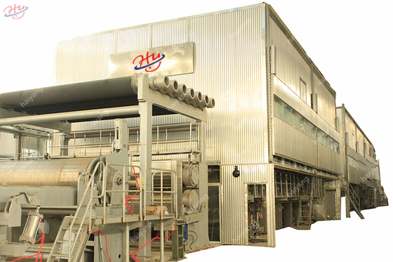La conversion de fréquence 150 tonnes de /D Papier d'emballage a ridé la machine de fabrication de papier pour le moulin à papier